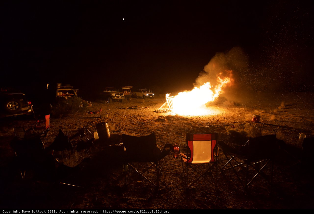 Desert Bonfire