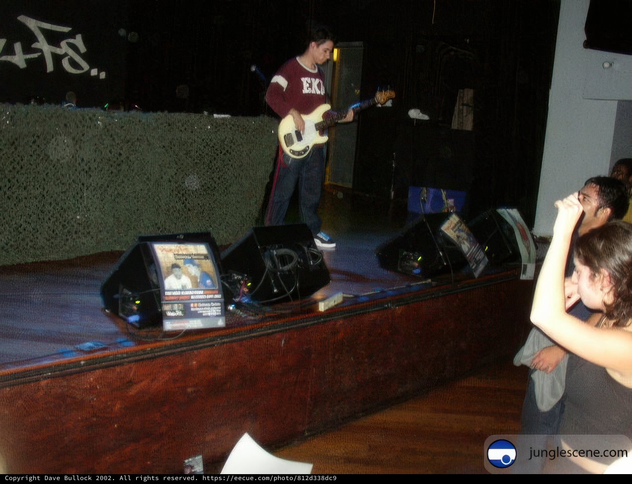 Rocking the Stage with His Guitar