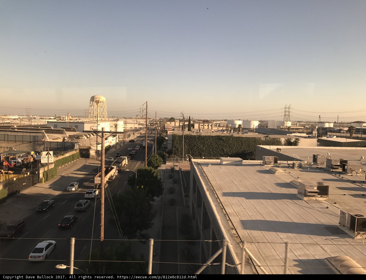 Cityscape from atop the Office Building