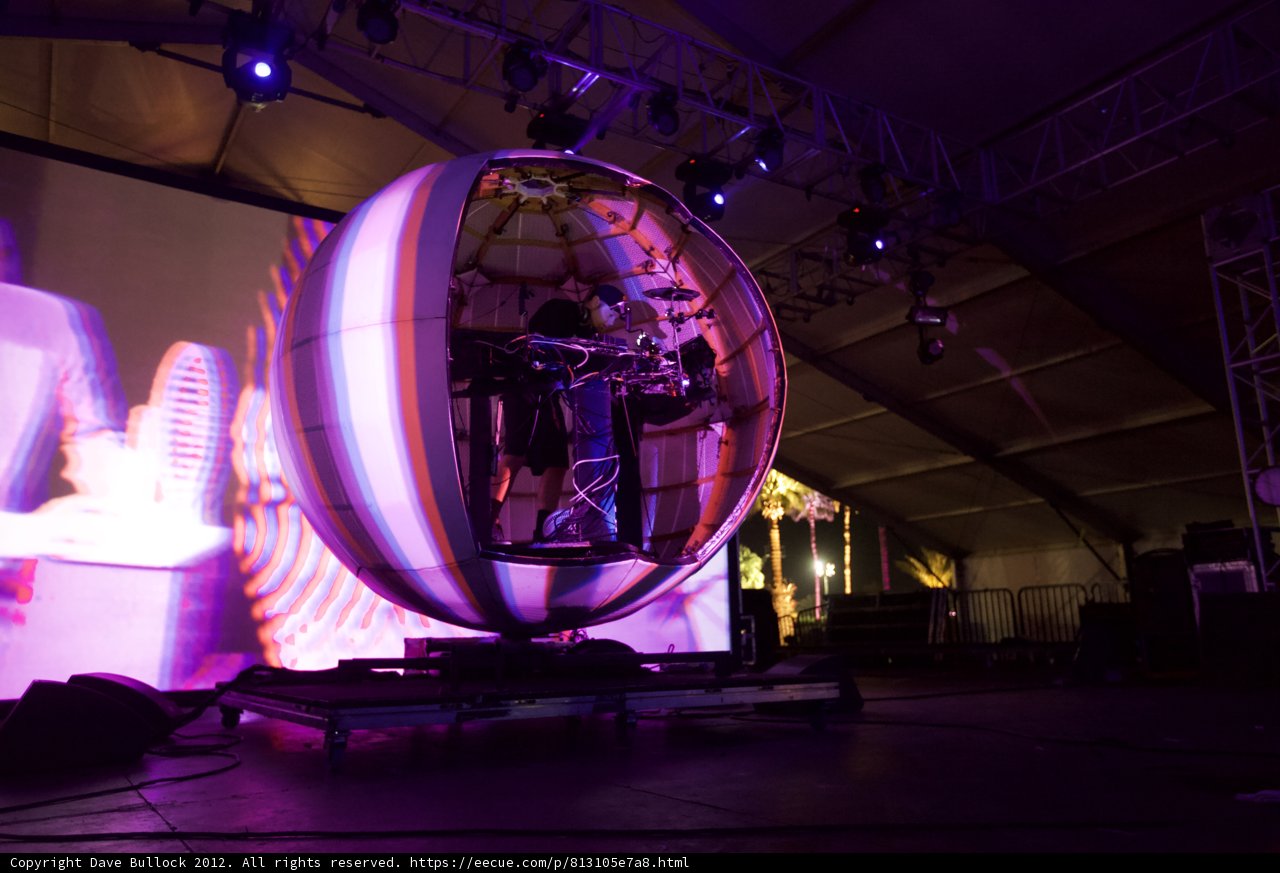 Sphere of Light on Stage