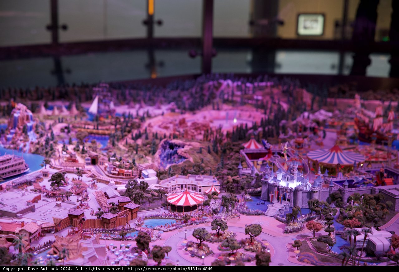 Tiny Thrills: An Intricate Model City with Roller Coaster