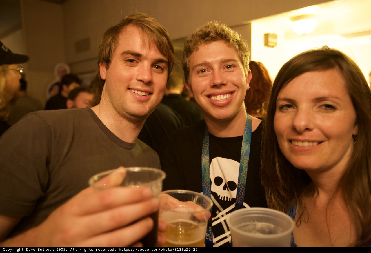 Friends Toasting at DEF CON 2008 Conference Party