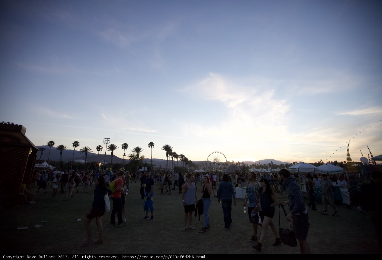 Sundown at Coachella