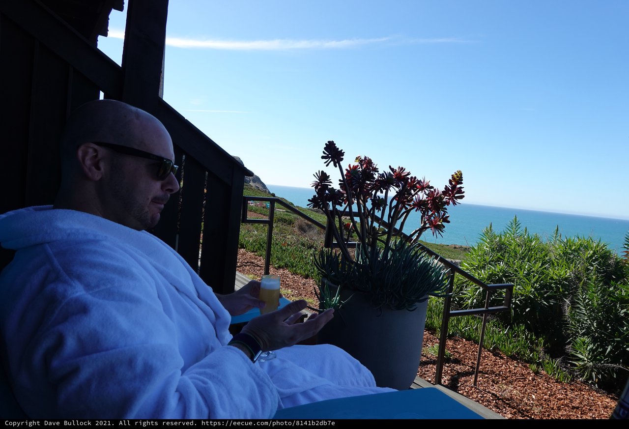Relaxing Morning with Ocean View and Coffee