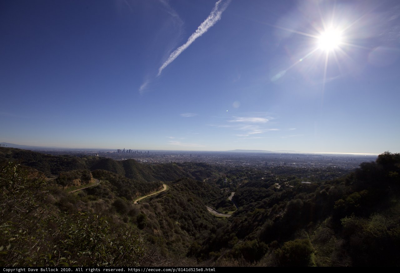 Majestic Sunbeams over Griffith Park