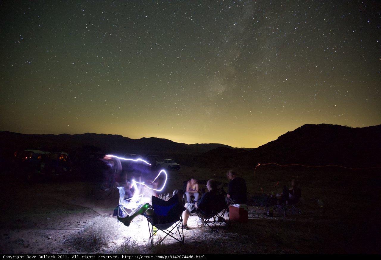 Desert Night Camping