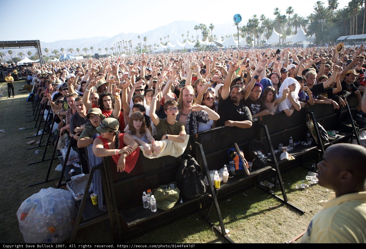 High Energy Crowd at Coachella