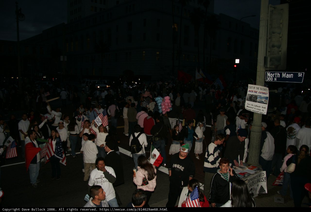 Night Protest in the City