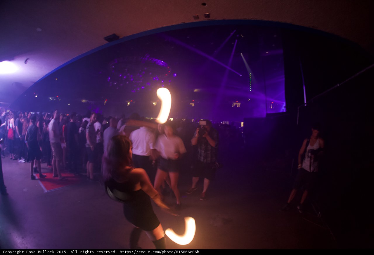 Fire Spinner with Photographer