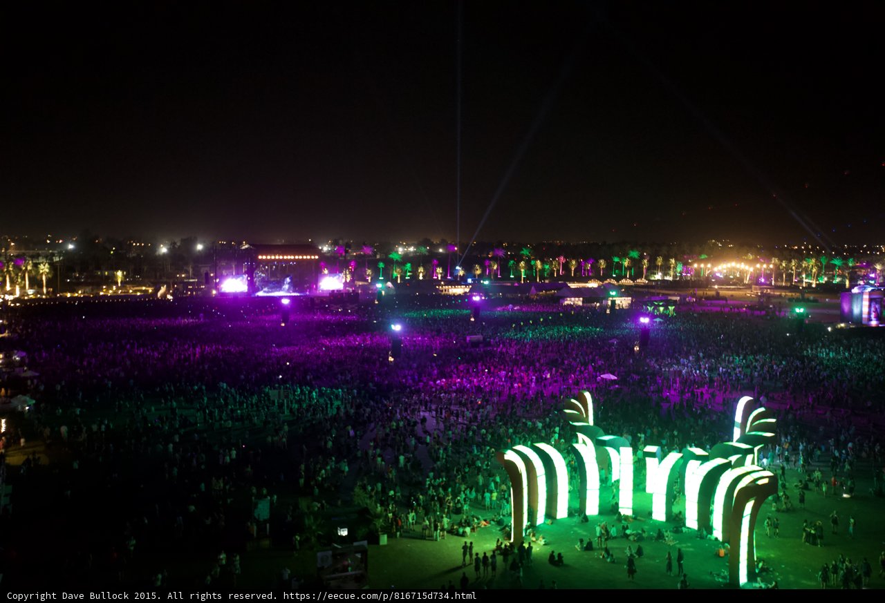 Green Night at Coachella