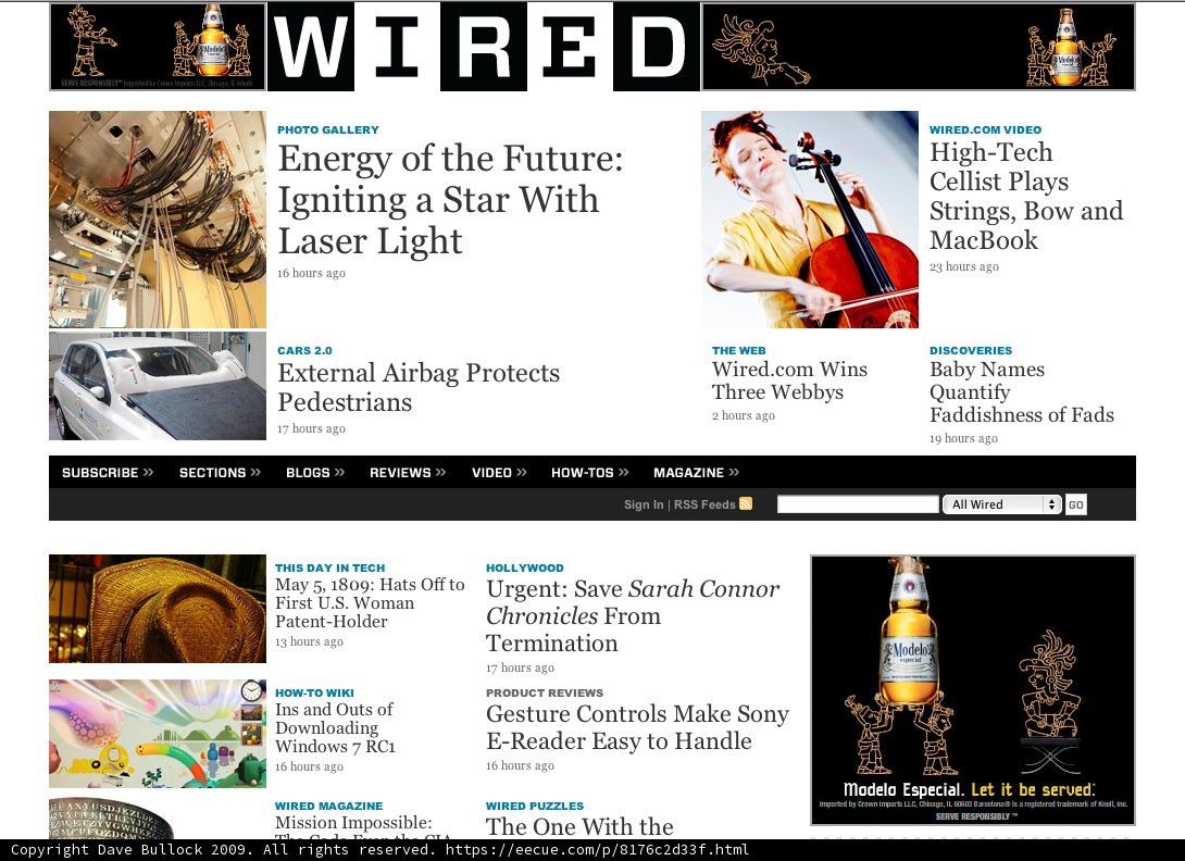 Zoë Keating's Wired Magazine Ad