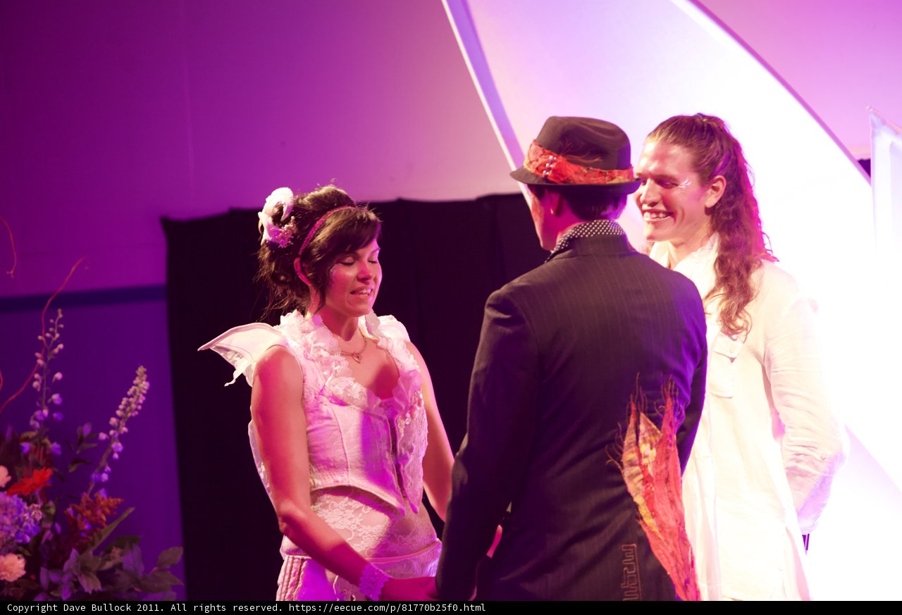 The Purple Wedding Posers