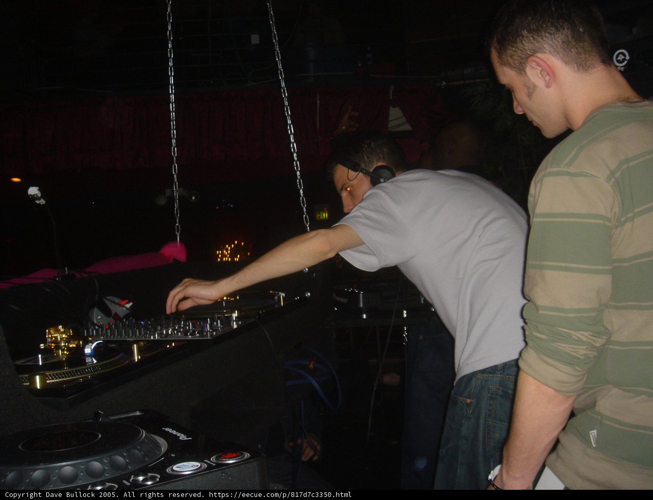 Green Shirted Deejay in the Club