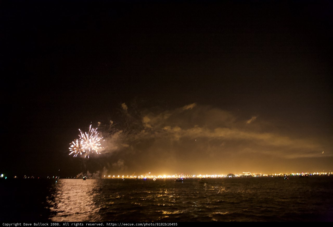 A Glowing Celebration on the Water