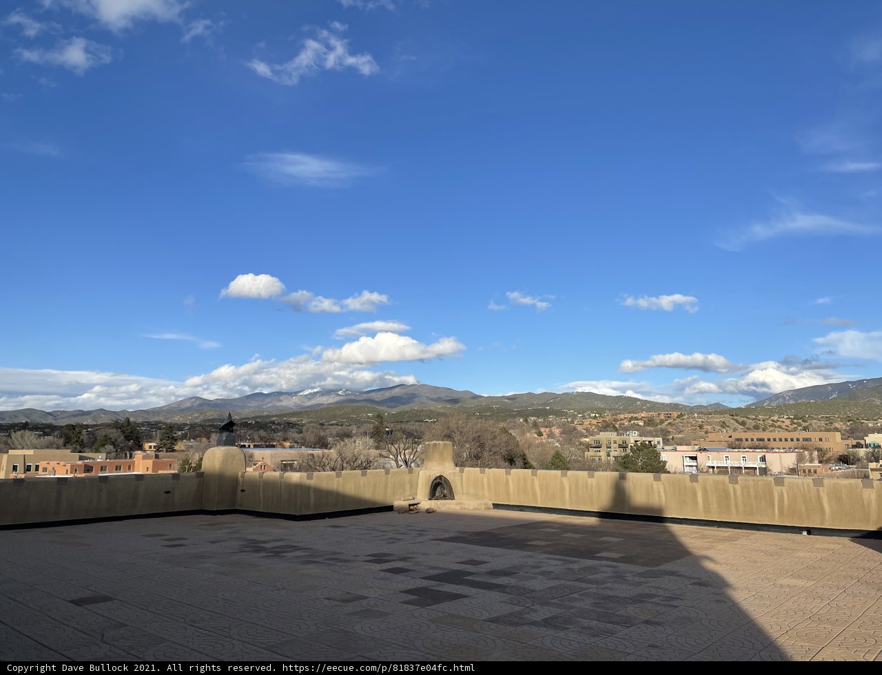 Mountain View froman Urban Rooftop