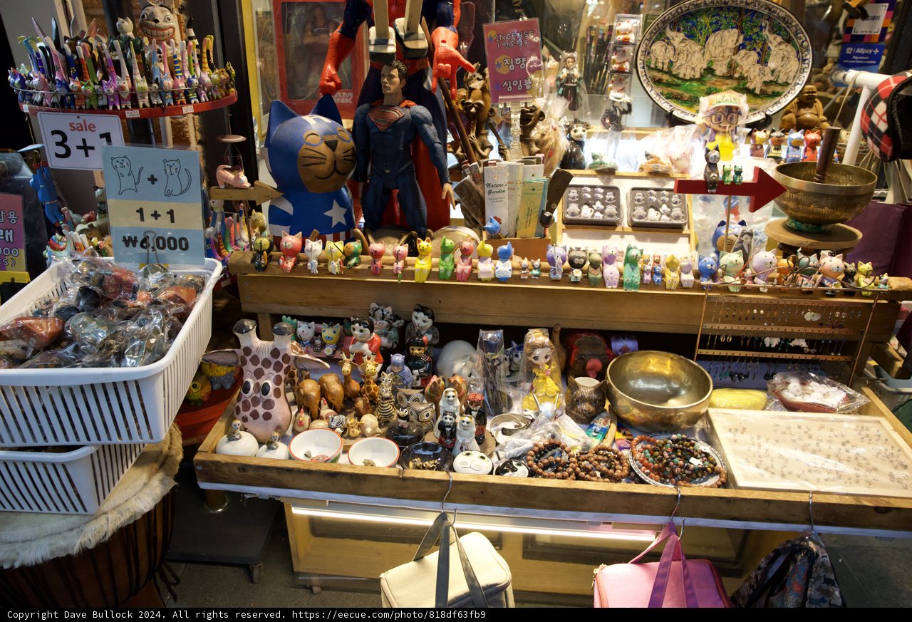 Bustling Bazaar in Korea, 2024