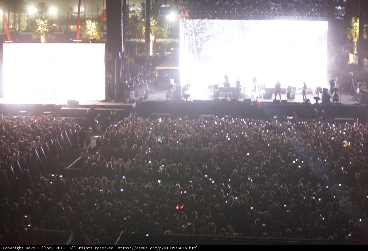 Phone-lit Crowd Rocks Coachella