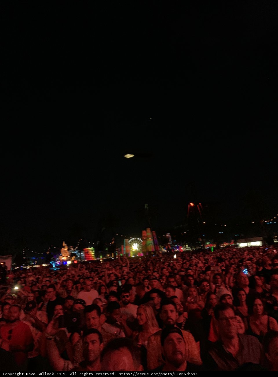 Night Sky Concert Crowd