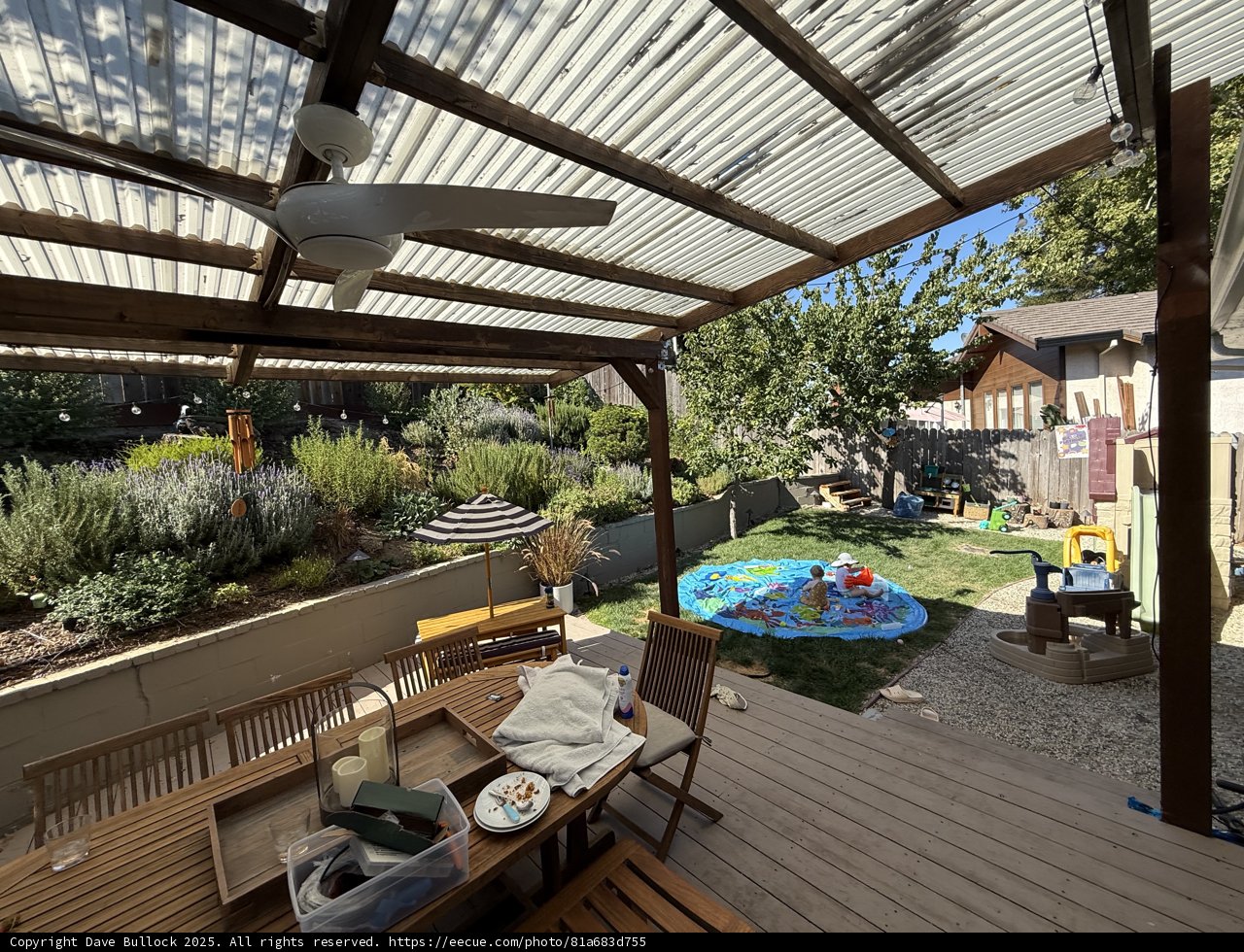 Summer Serenity Under the Pergola