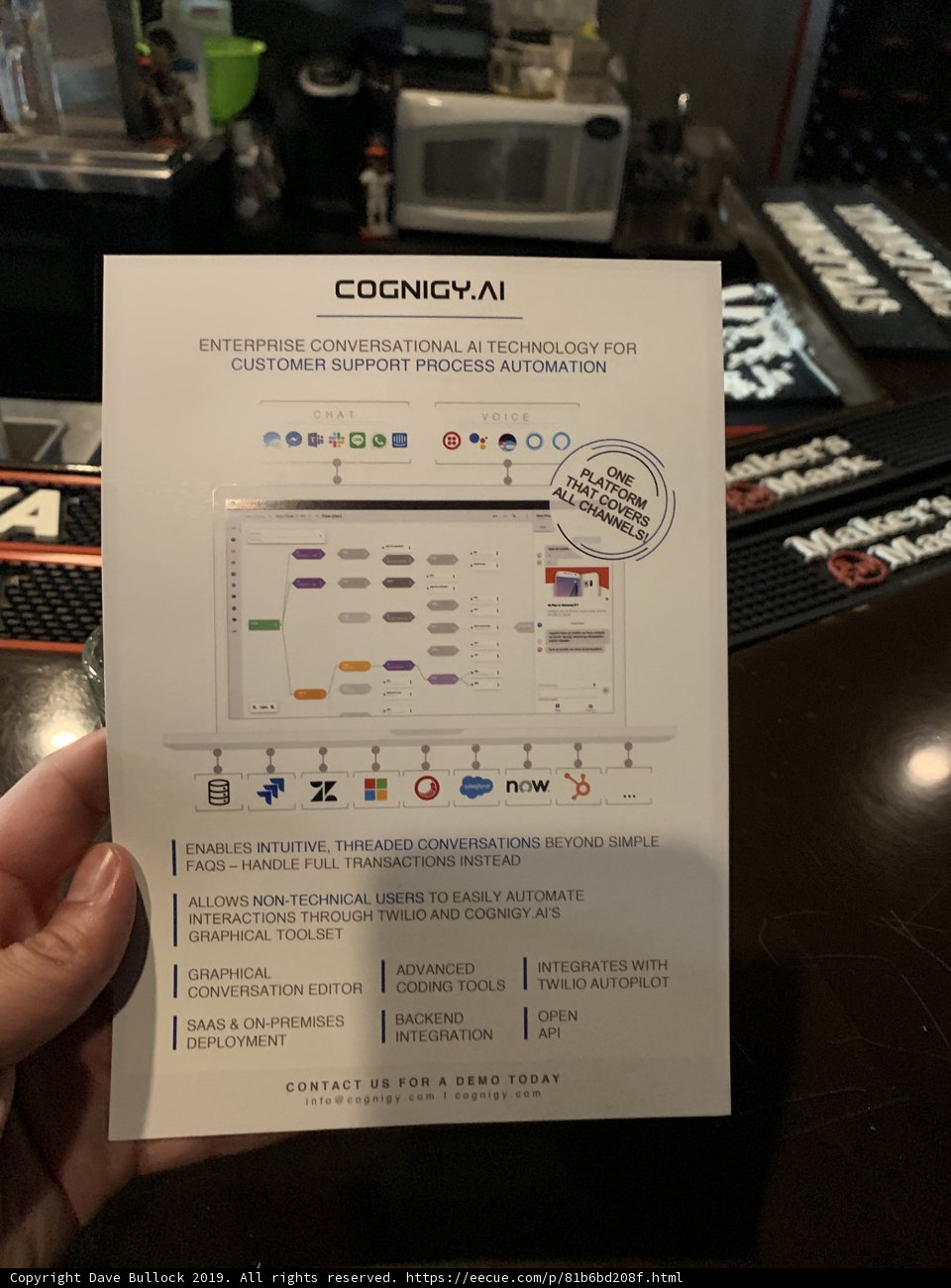 The Drinks Bar Menu