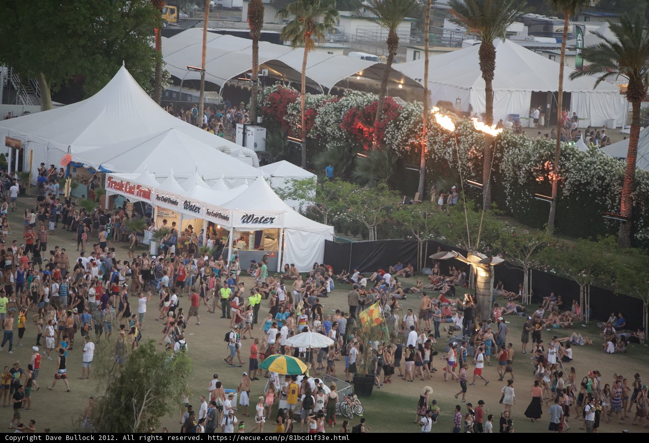 Coachella Crowd Takes in the Festival Atmosphere