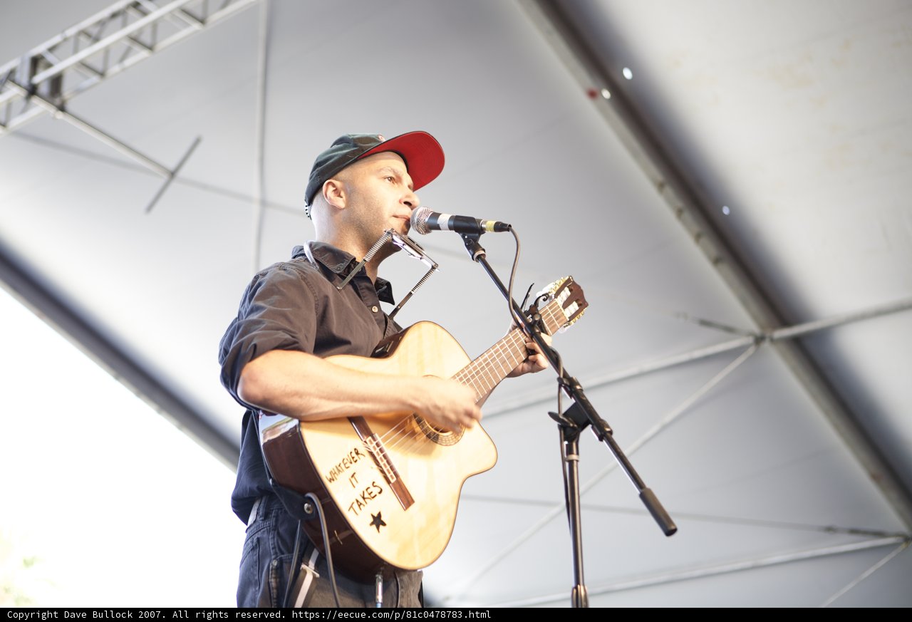 Tom Morello Rocks Coachella Stage with Electric Guitar and Mic