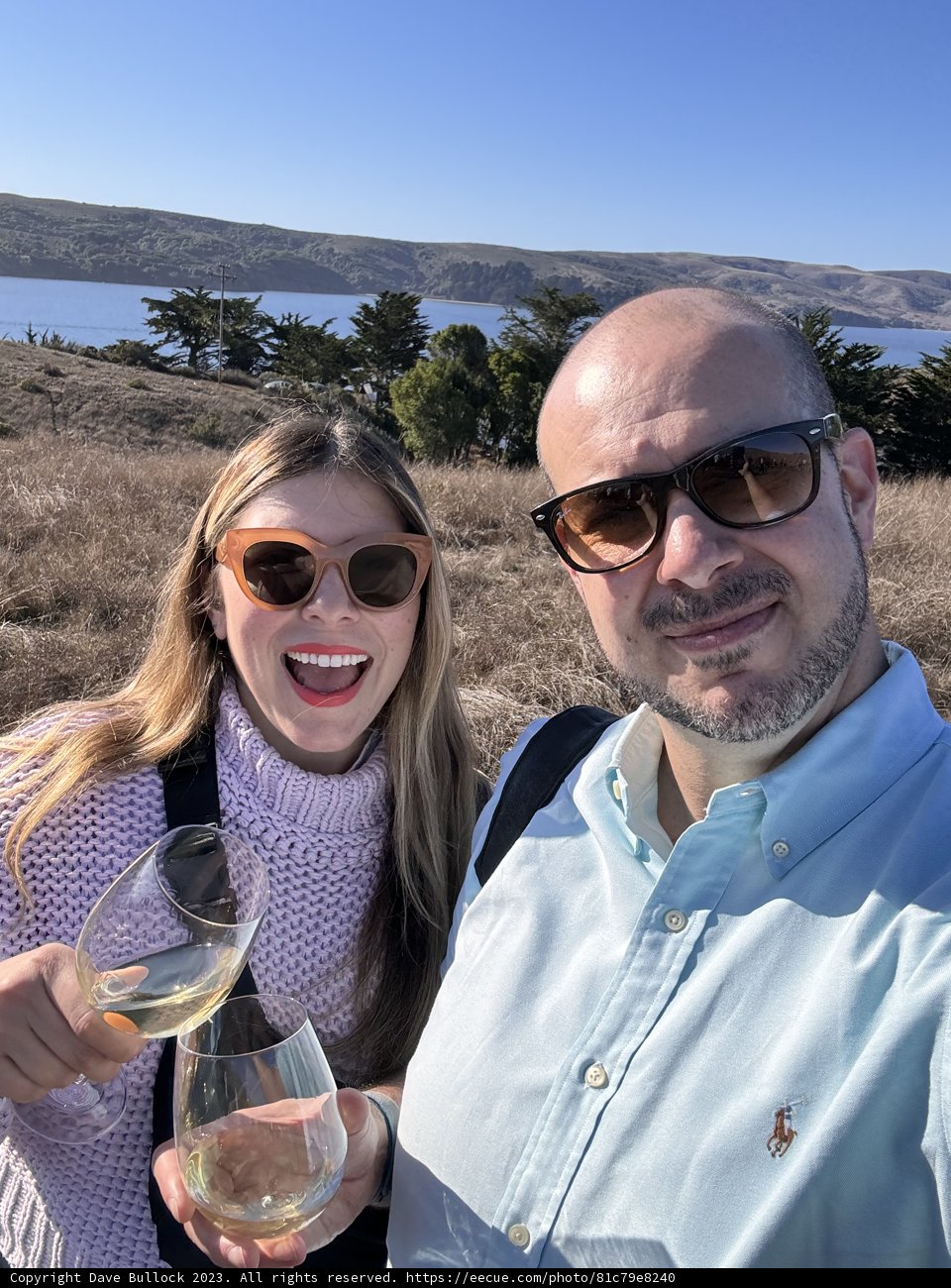 Wine Tasting Moment at Hog Island Oyster Co.