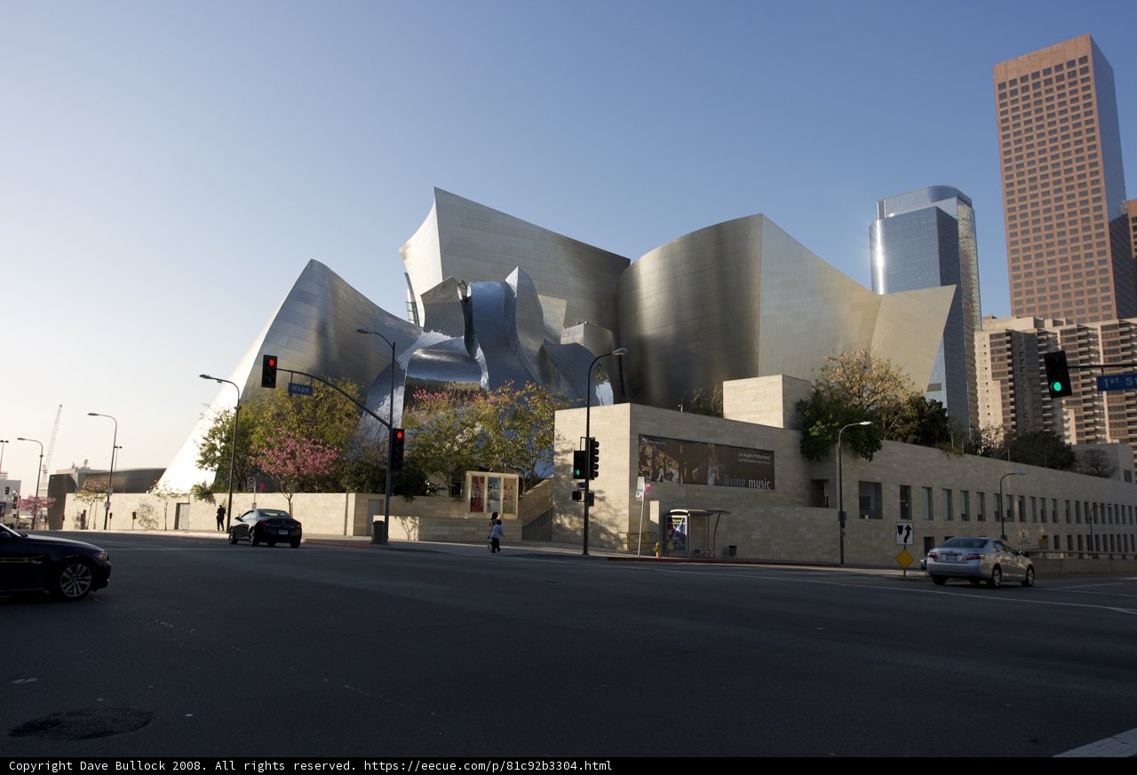 The Walt Disney Concert Hall in the Heart of the Metropolis