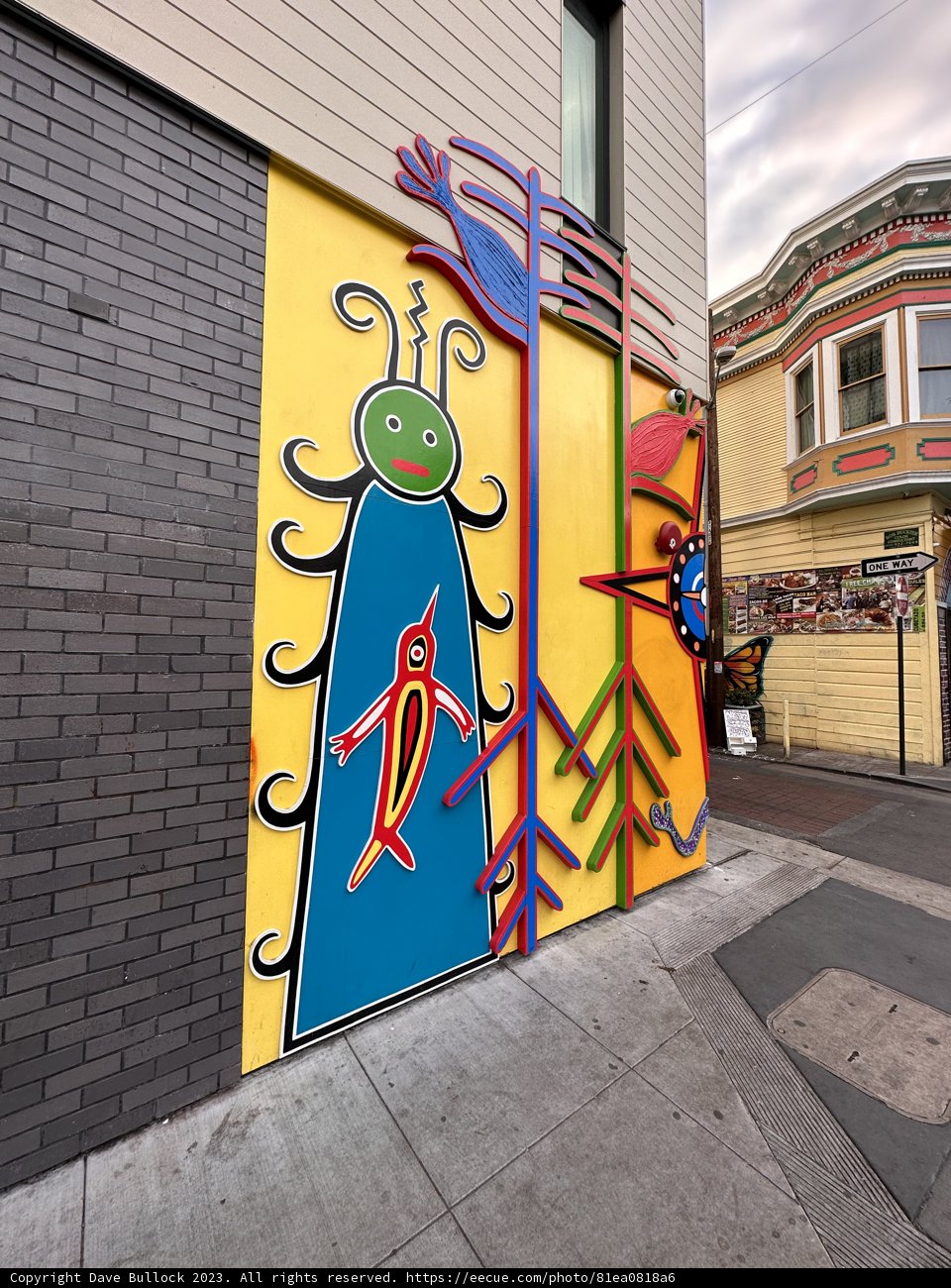 A Burst of Color on a San Francisco Street
