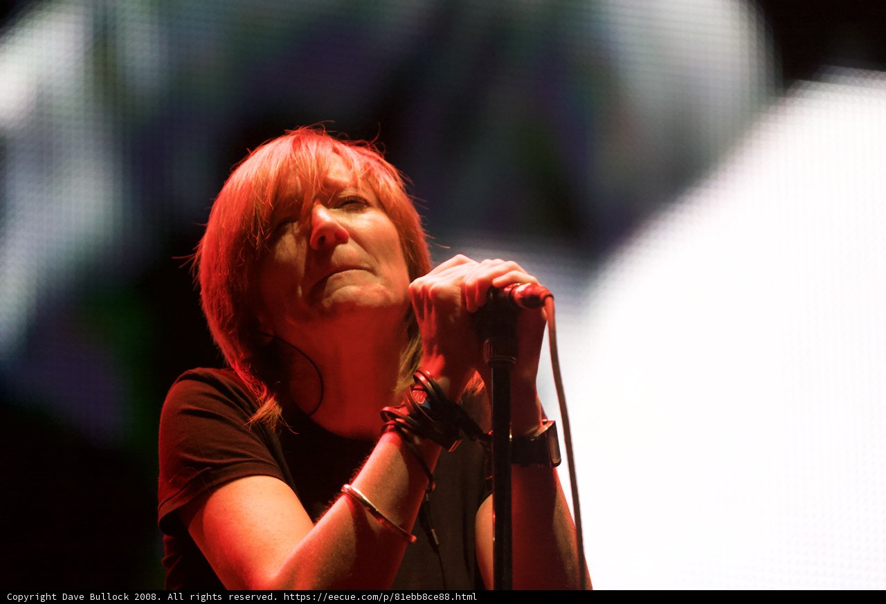 Red-Haired Singer on Coachella Stage