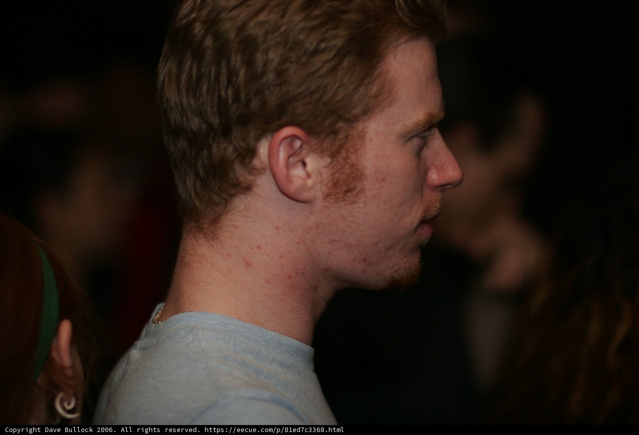 Red-haired Man Stands Out in 2006