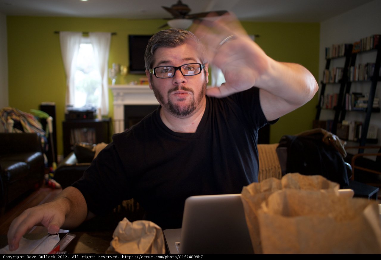 Laptop Work and Chips Snack