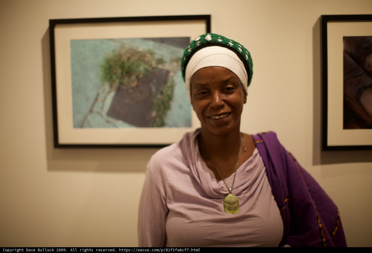 Turban-wearing Woman Smiling for the Camera