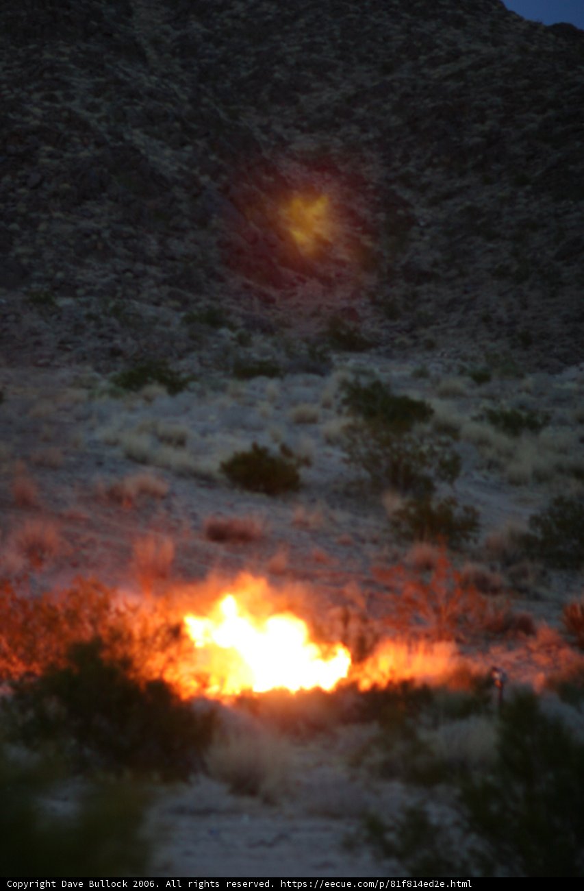 Desert Bonfire