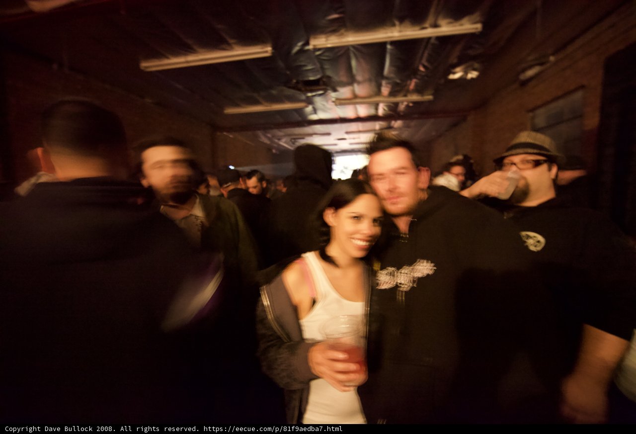 Partygoers at an Urban Night Club