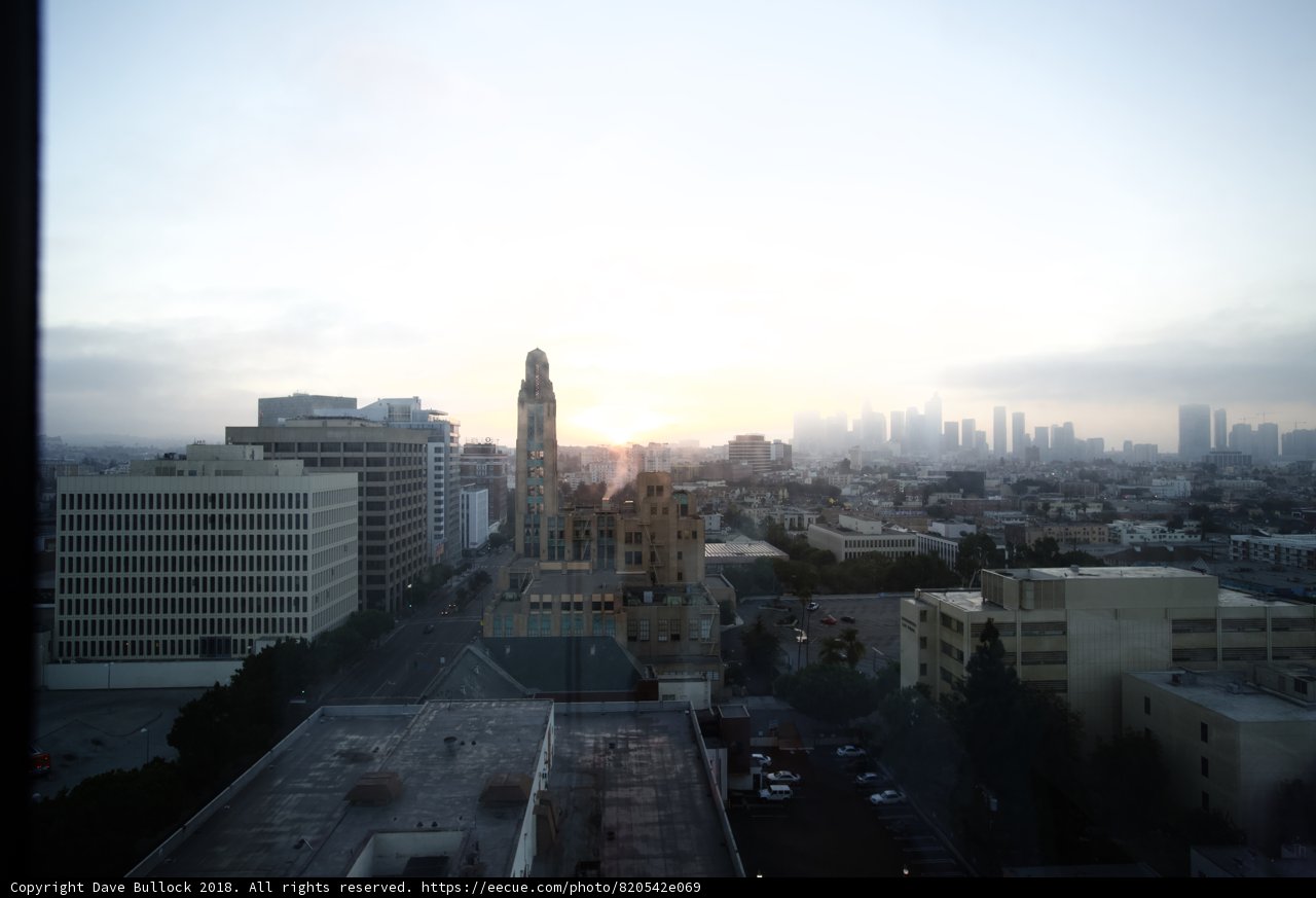 Sunset over the Urban Metropolis