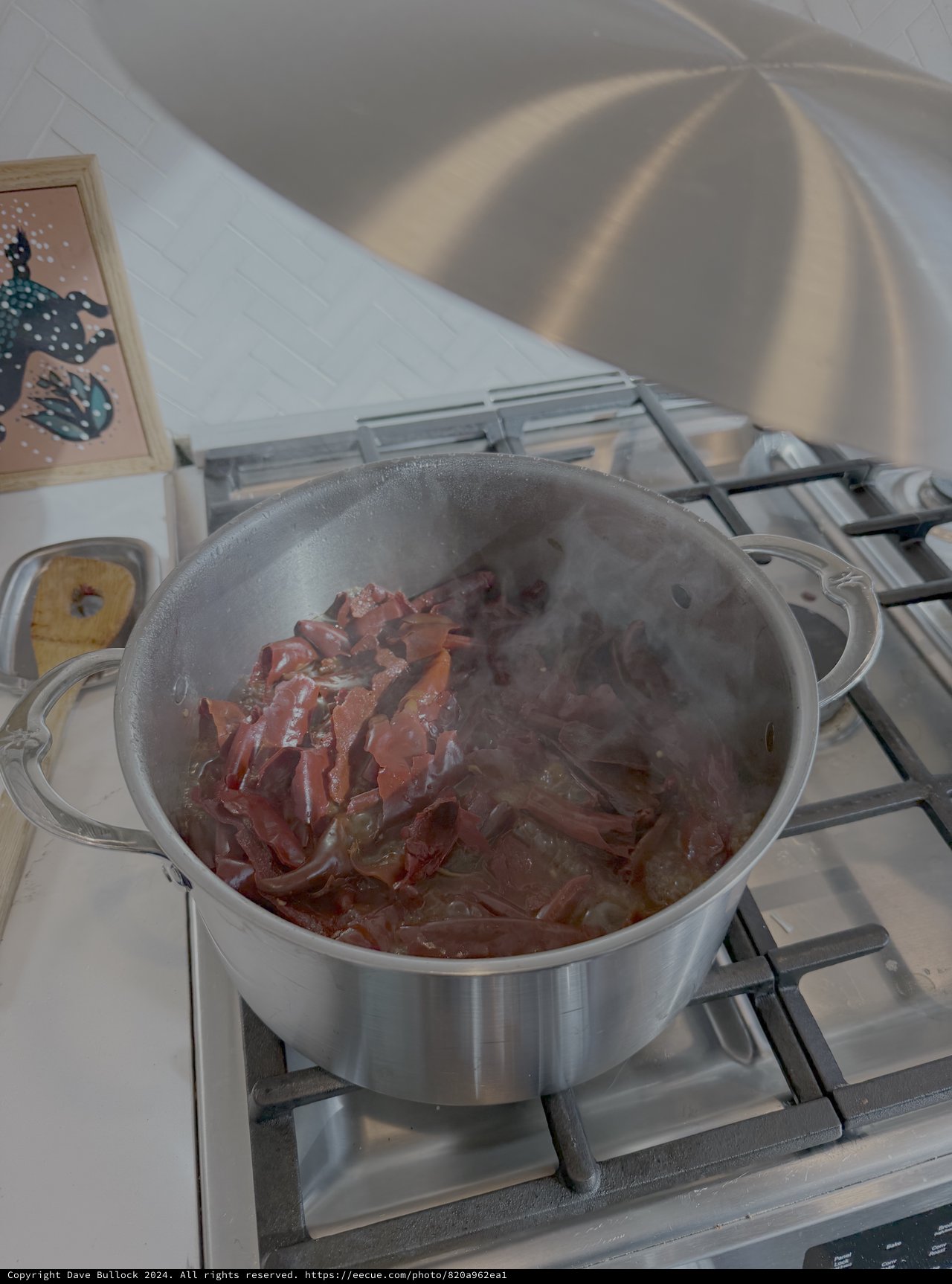 Steaming Liver and Onions Cooking on Stovetop