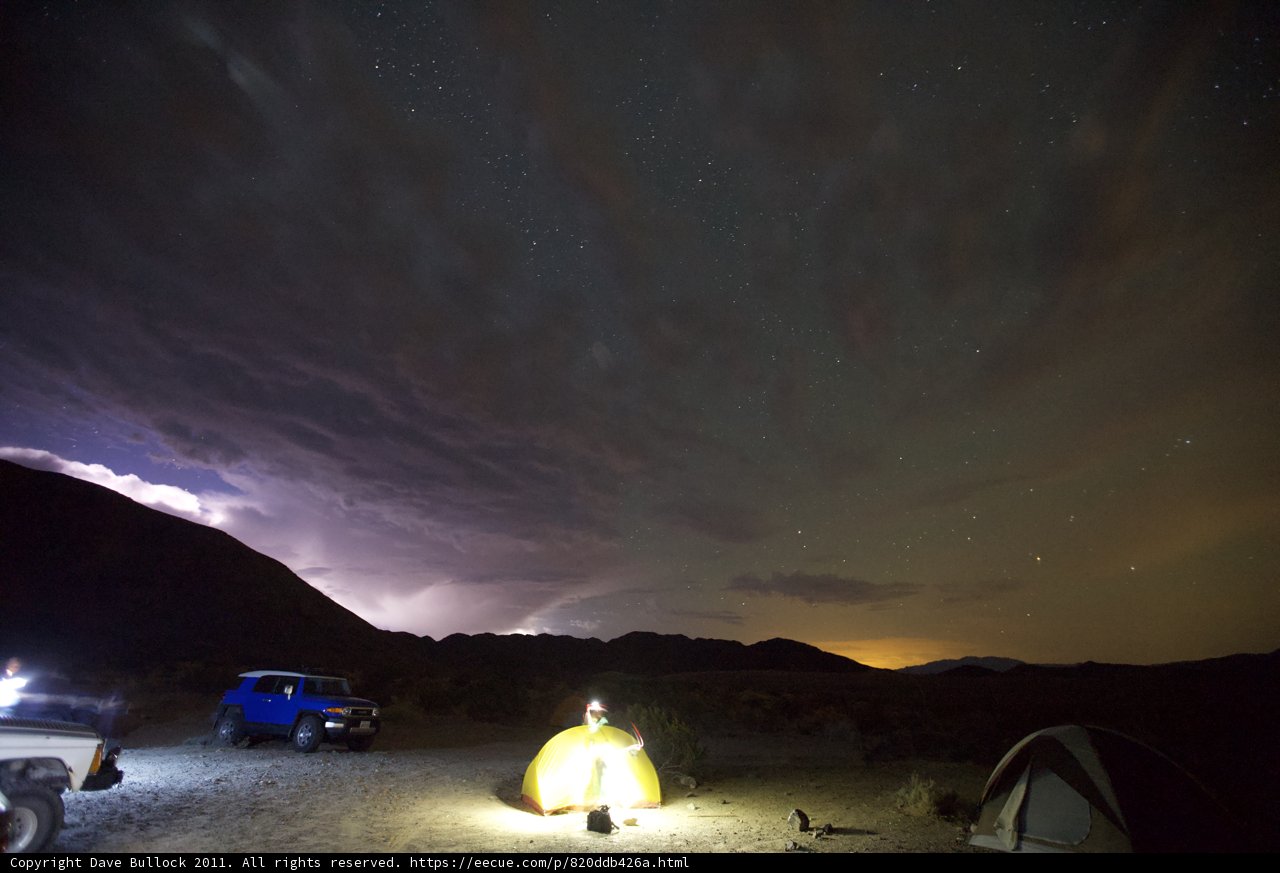 Lightning Show in the Desert