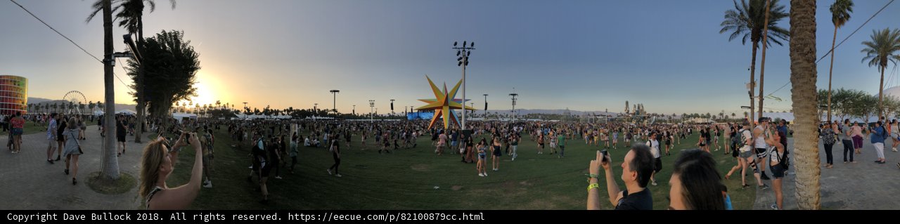 Summer Sunset Concert Crowd