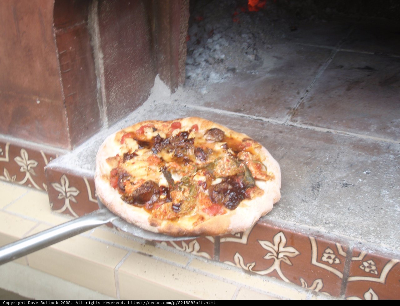 Freshly-baked pizza coming right up!