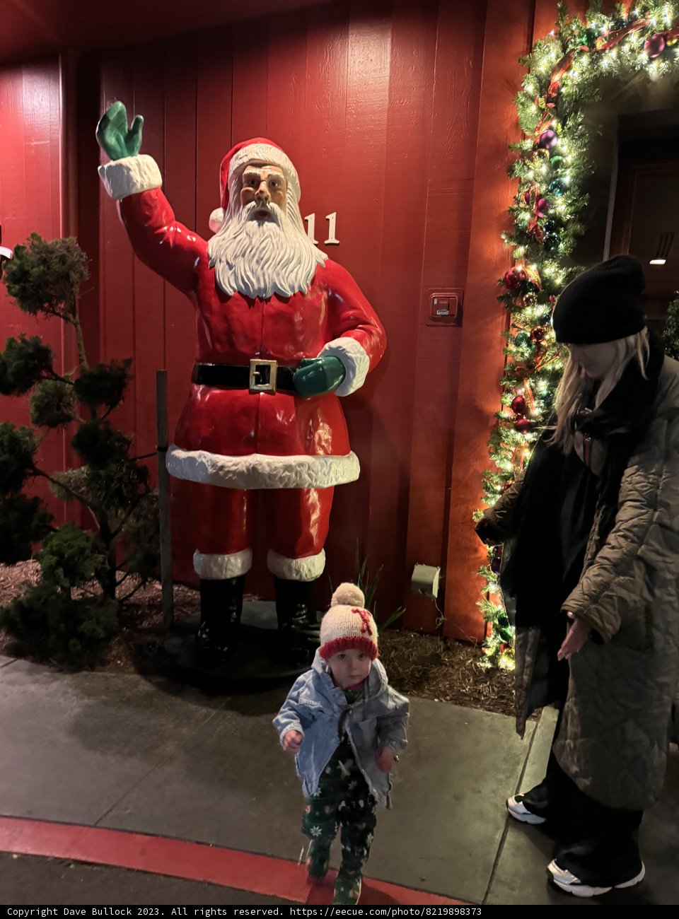 Standing Tall with Santa: A Festival Night to Remember