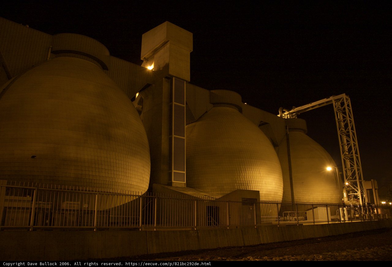 Illuminated Industrial Architecture