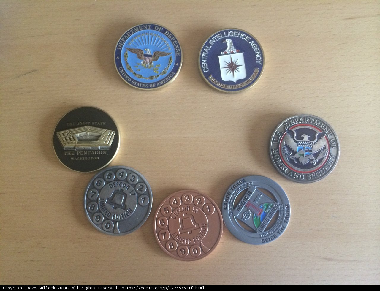 Military Coins Circle Emblem