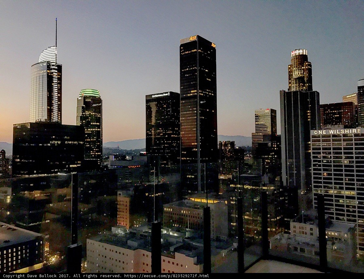 Sky-high view of the City of Angels