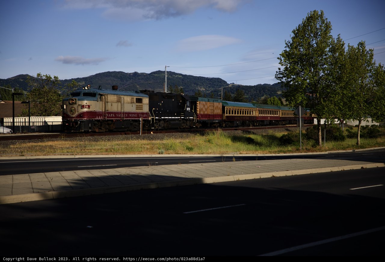 Chasing Trains in Napa Valley