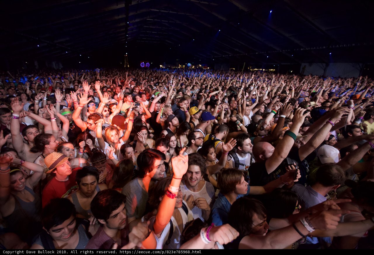 Urban Concert Crowd