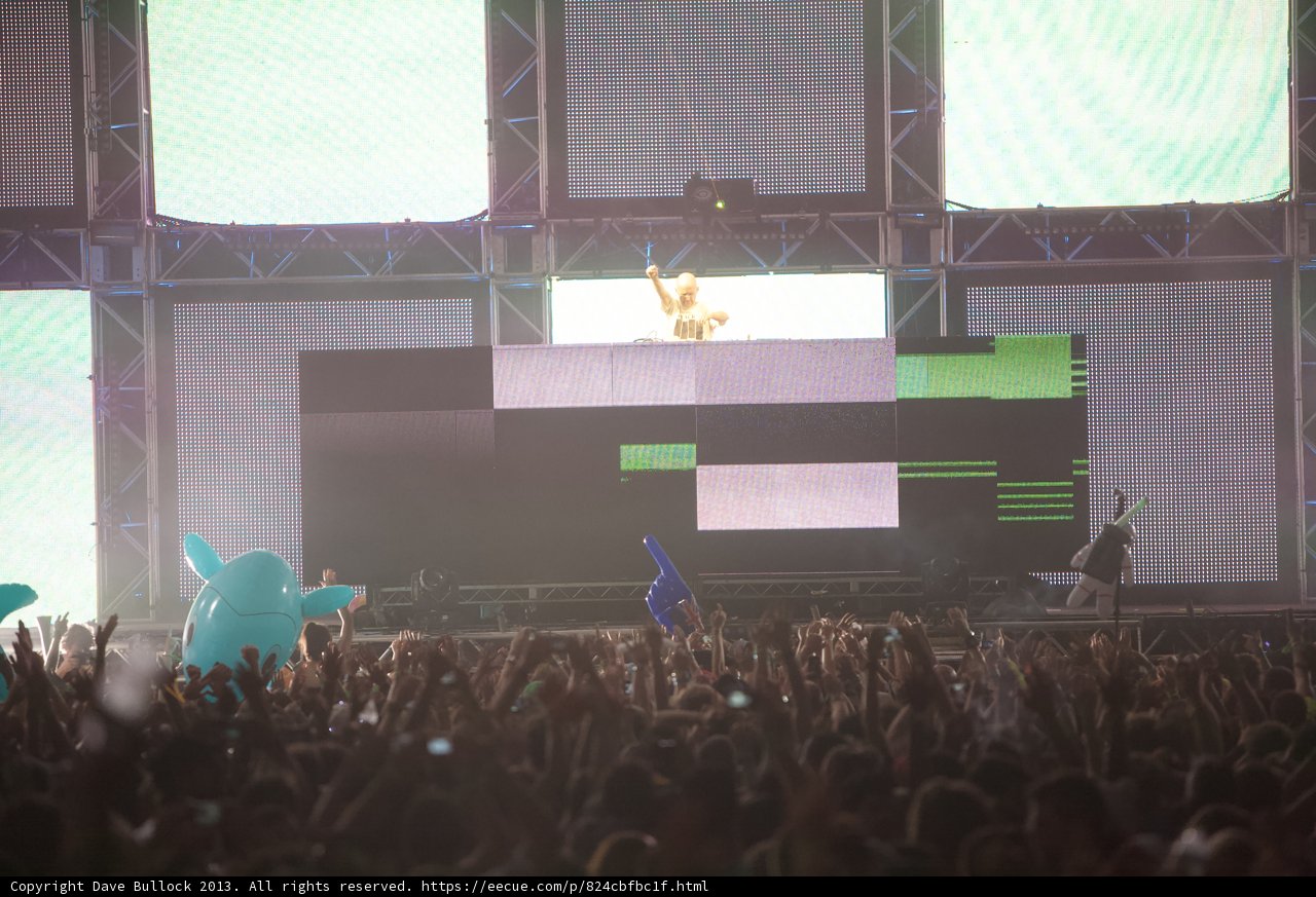 Moby rocks the Coachella stage