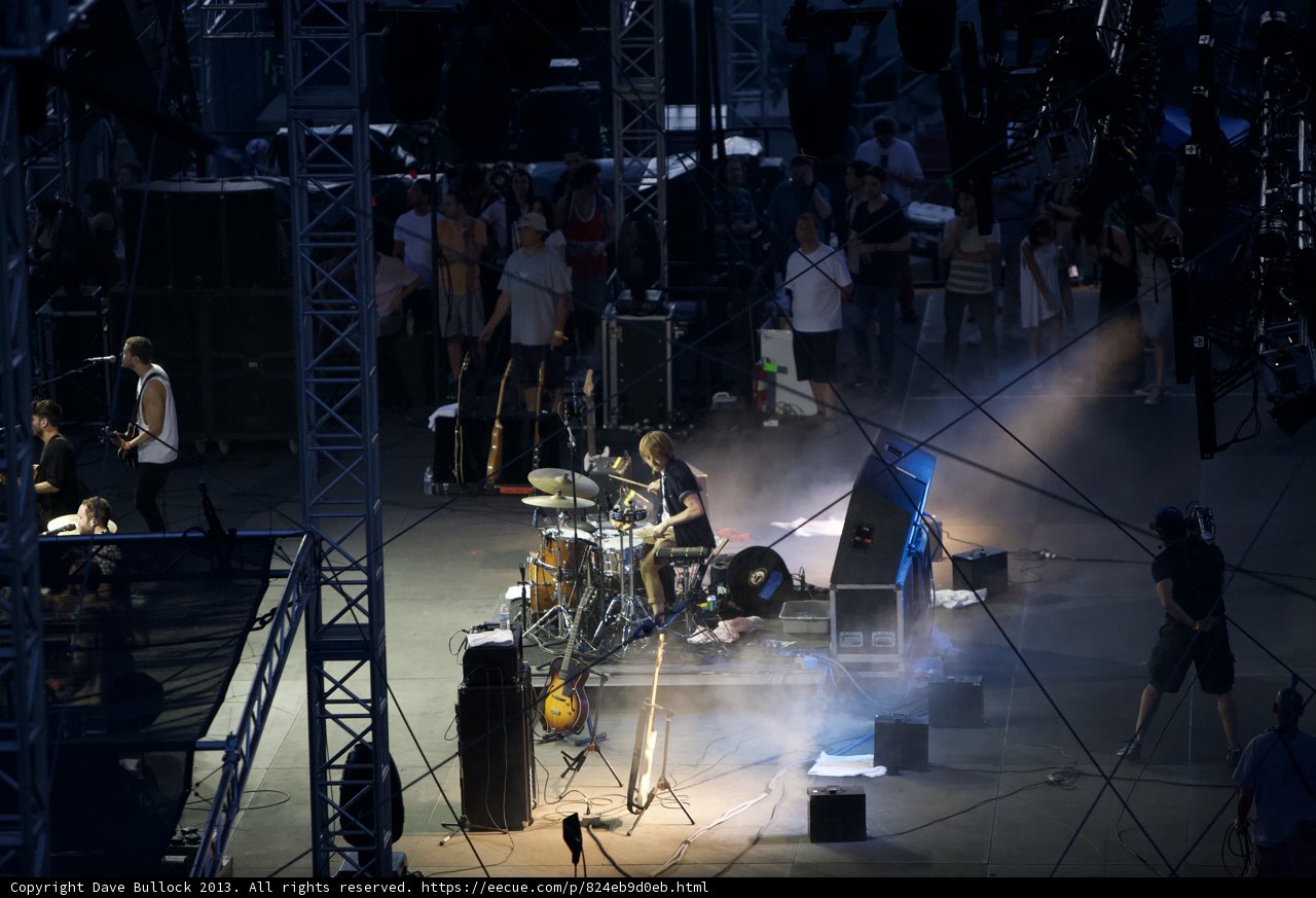 Smoke-filled Stage Performance
