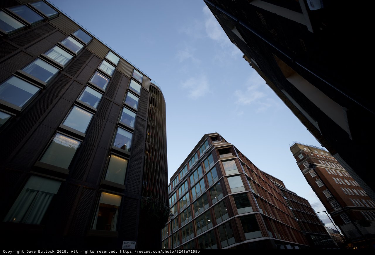 Modern Architecture Converging in Urban London