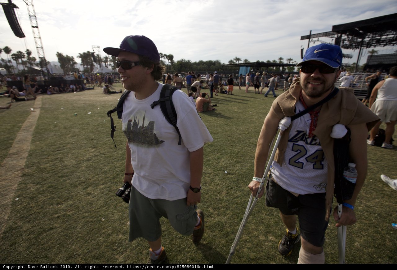 Two Men Enjoying the Music Scene at Coachella